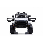 Elektrické autíčko - Jeep Dark Night - nelakované - biele